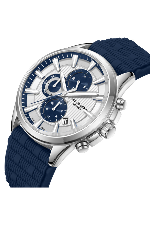 Men's Multi Function Silver Dial Watch - LC08183.339 - 4