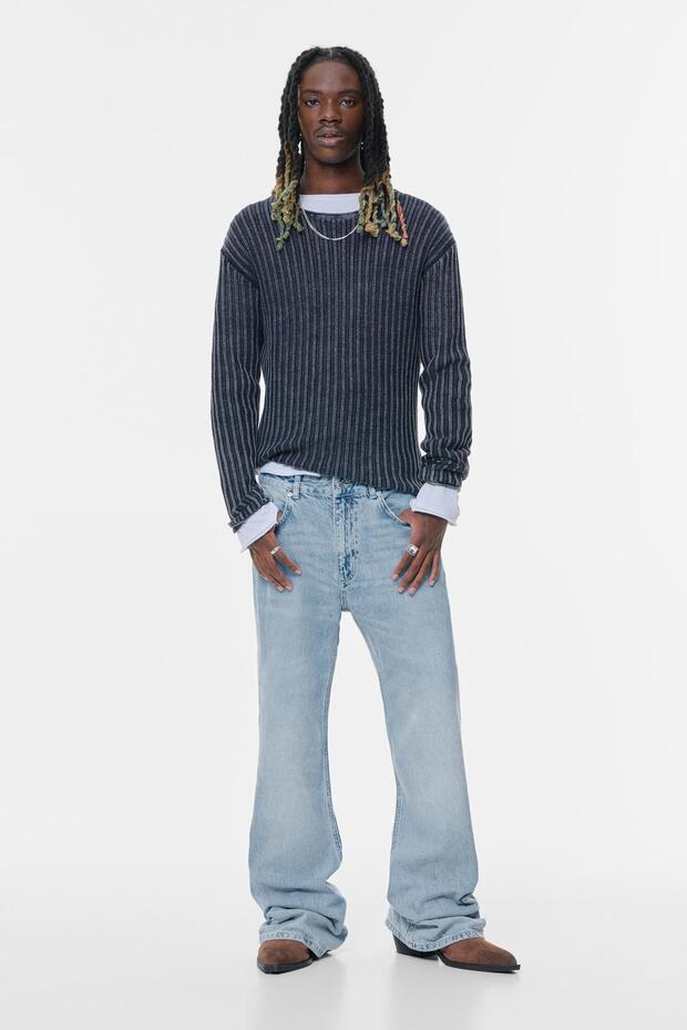 Slim fit çan paça jean - 2