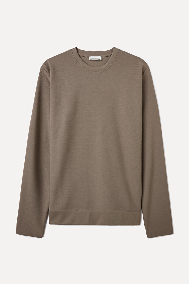 BİSİKLET YAKA SWEATSHIRT - 1