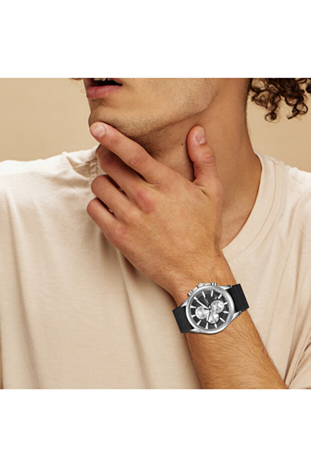 Men's Multi Function Grey Dial Watch - LC08183.361 - 6