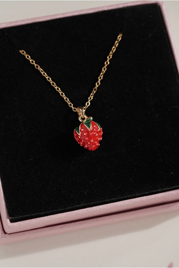 Çelik Çilek Kolye - 2