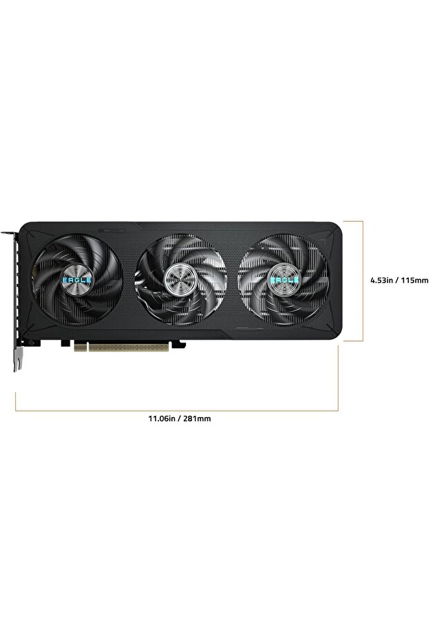 GeForce RTX 5060 Ti Eagle MAX OC 16G Graphics Card, 16GB 128-bit GDDR7, PCIe 5.0 - 6