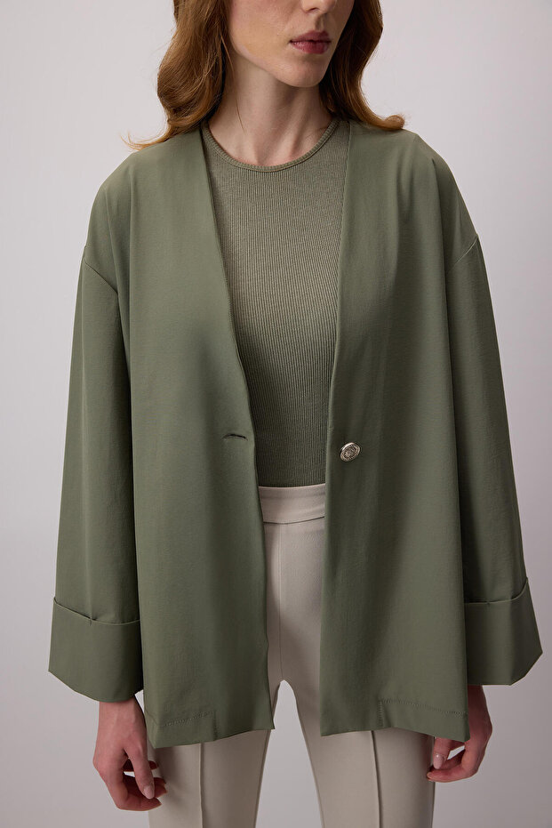 TEK DÜĞMELİ CEKET - 5