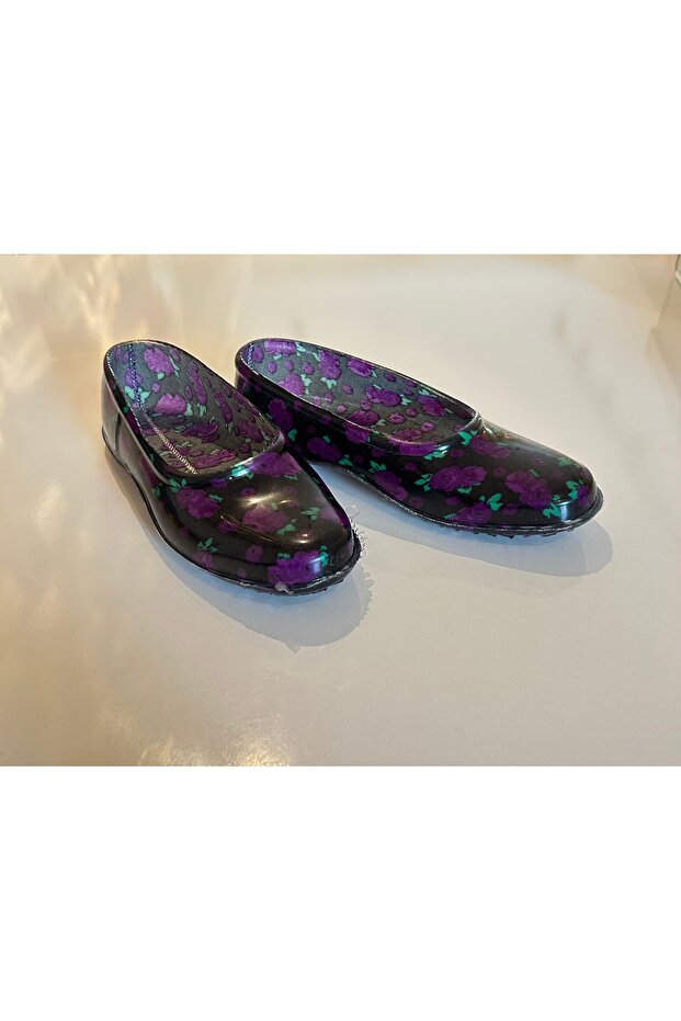Mixed Patterned Floral Women's Rubber Garden and Work Shoes