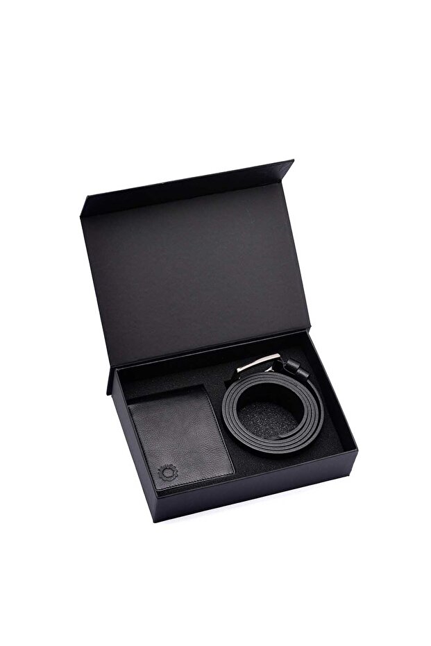Nyc Genuine Leather Men's Wallet and Belt Set - Gift - Groom's Bundle (Ultra Luxury)