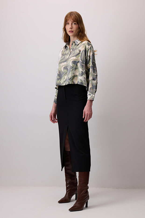 قميص قصير منقوش - 3