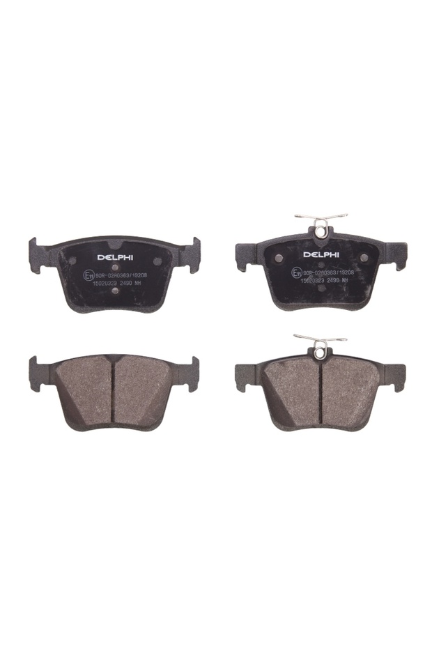 Brake pad set, rear, Audi A3, 8V7, 8VE, - 1