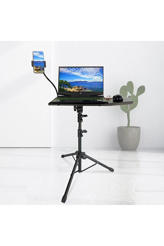 Universal Adjustable 18 to 47 Inch Metal Laptop Projector Tripod Stand