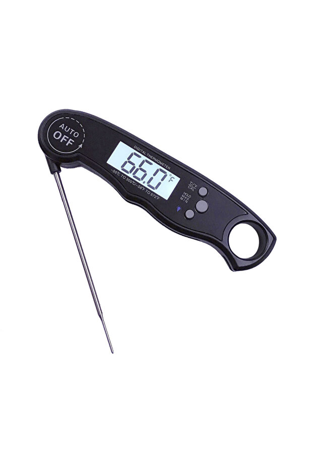 Digital food thermometer with IP67 probe with illuminated display and magnet - 1