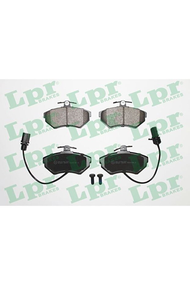 Brake pad set, front, Audi A4 B7, 8EC, - 2