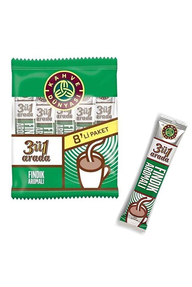 3 in 1 Fındıklı 8 li Paket x 6 Adet (Toplam: 48 Adet) - 2