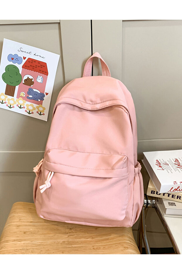 حقيبة ظهر صلبة بسحاب للإغلاق - 5