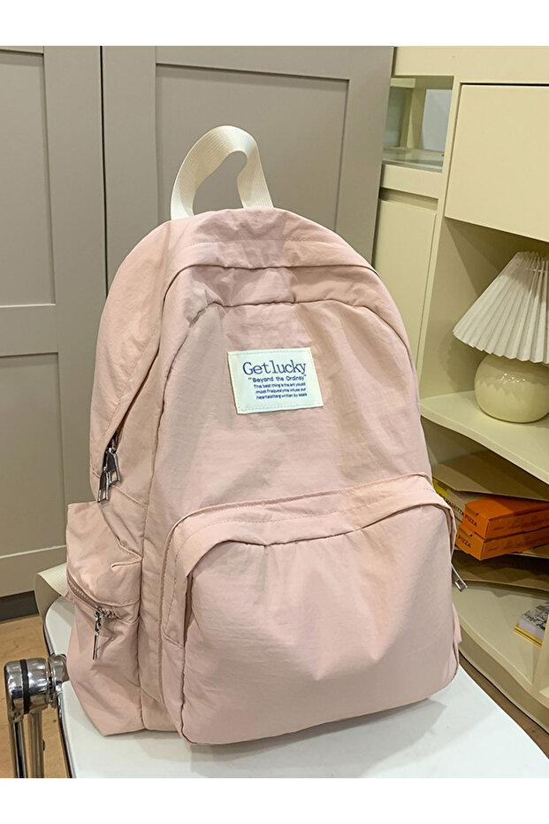 حقيبة ظهر صلبة بسحاب للإغلاق - 2