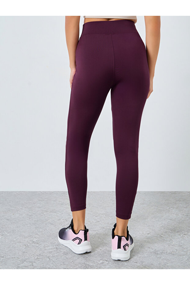 بنطال ضيق أساسي بحزام خصر عريض - 4