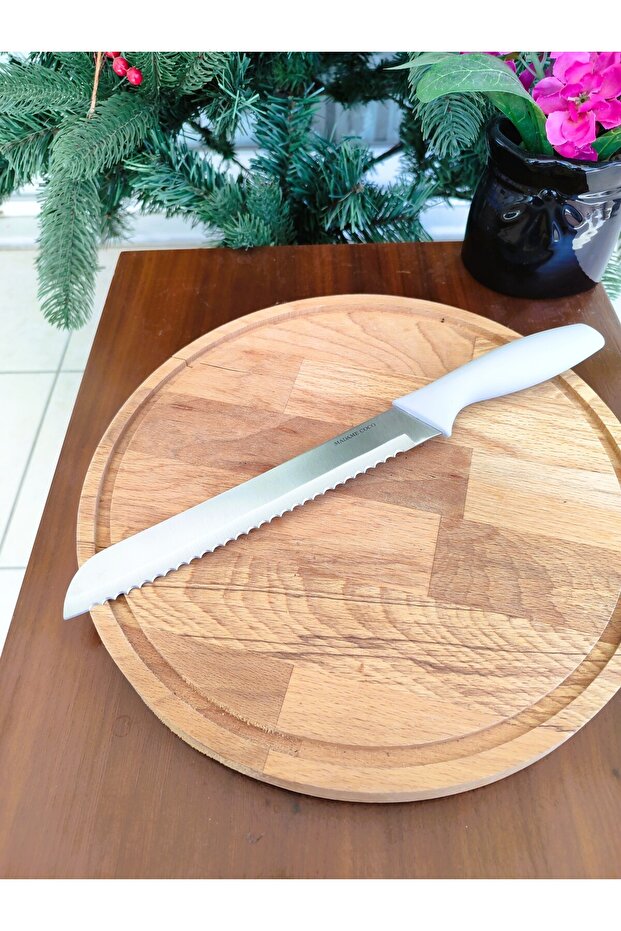 Nancy Ekmek Bıçağı Soft Grey - 32,5 cm - 8