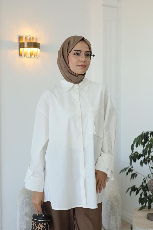 QOOQ Poplin Gömlek 26fw200 - 1