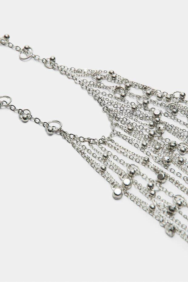 Boncuklu Şelale Kolye - 3