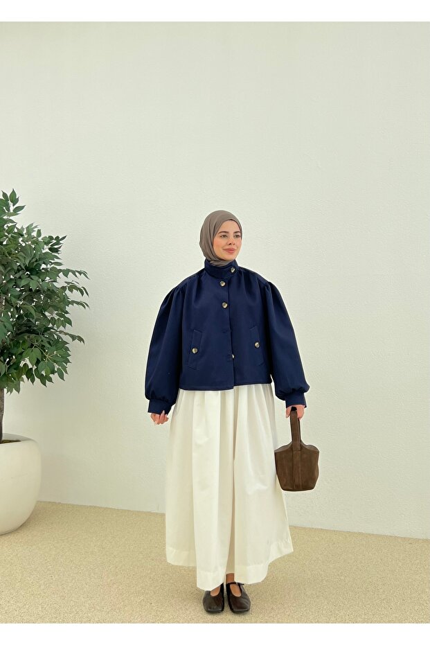 PİNTEREST KISA TRENÇ - 2