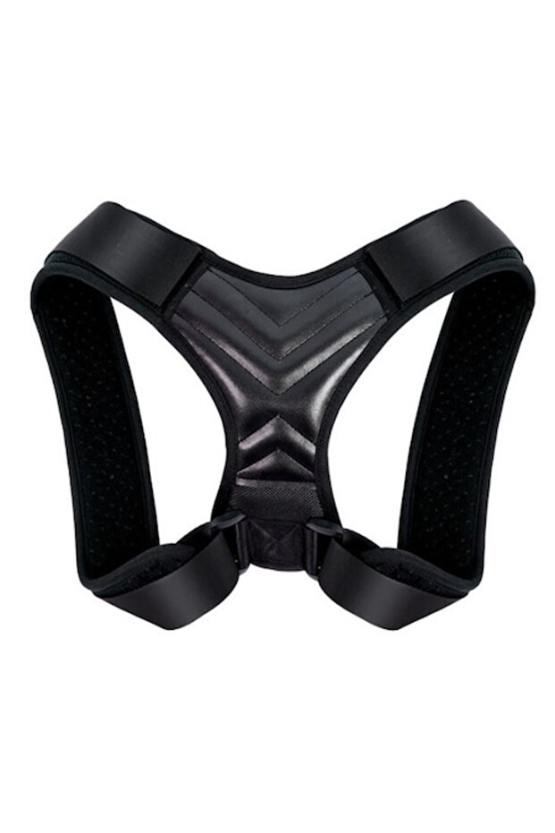 Polyester Sport Support, posture support function, adjustable, M, black - 1