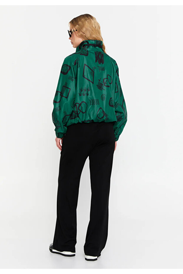 Special Printed Spring Lined Thin Coat - 4
