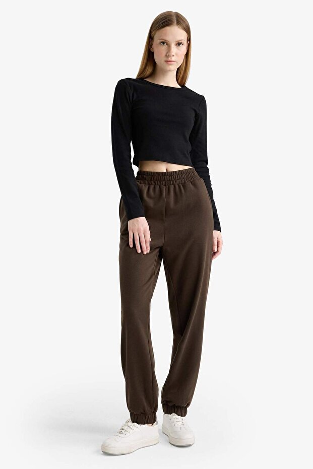 Beli Lastikli Jogger Eşofman Altı X5391AZ25WN - 3