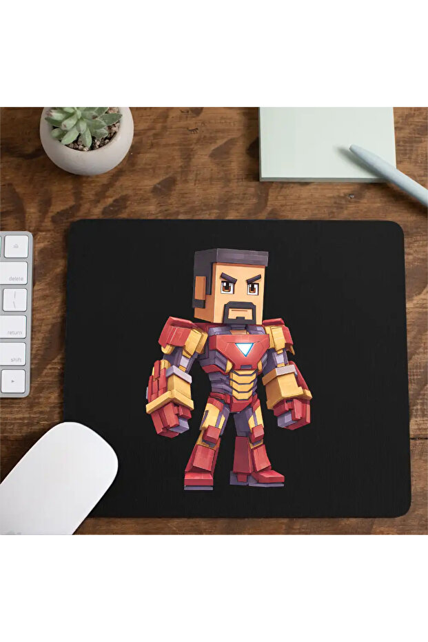 Mousepad Minecraft Iron Man Roblox - 4