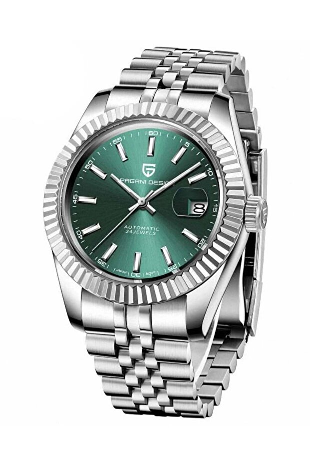 PD1645 Green Dial Automatic Stainless Steel Men's Watch