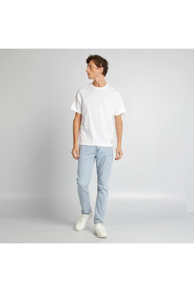 بنطال جينز بقصة Slim-fit - L32 أزرق