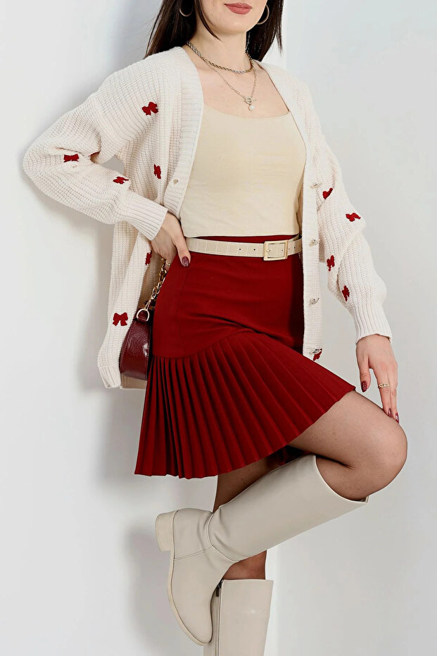 Triko Hırka Krem renk - 2