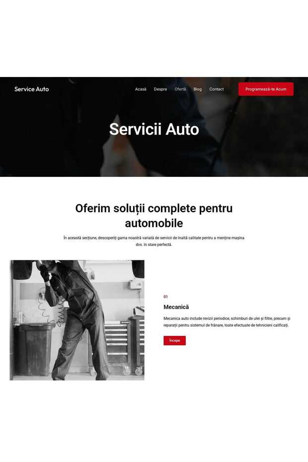 Professional Website for Auto Service - Ready to Install - 2