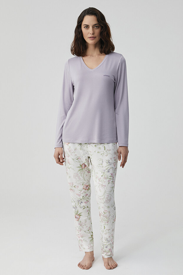 Natural soft pijama takımı - 1