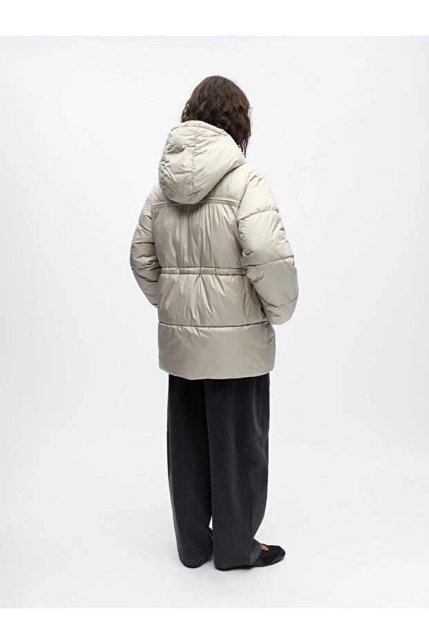 Puffermantel Kapuzen - 3