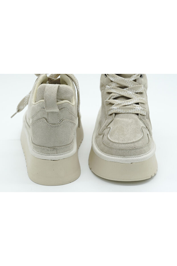 Luvesta Bağcıklı Mini Bot Bej - 4