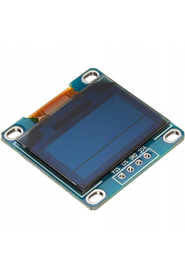 OLED Display 0.96" 128x64 Blue | I2C SSD1306 3–5V Arduino Compatible - 4