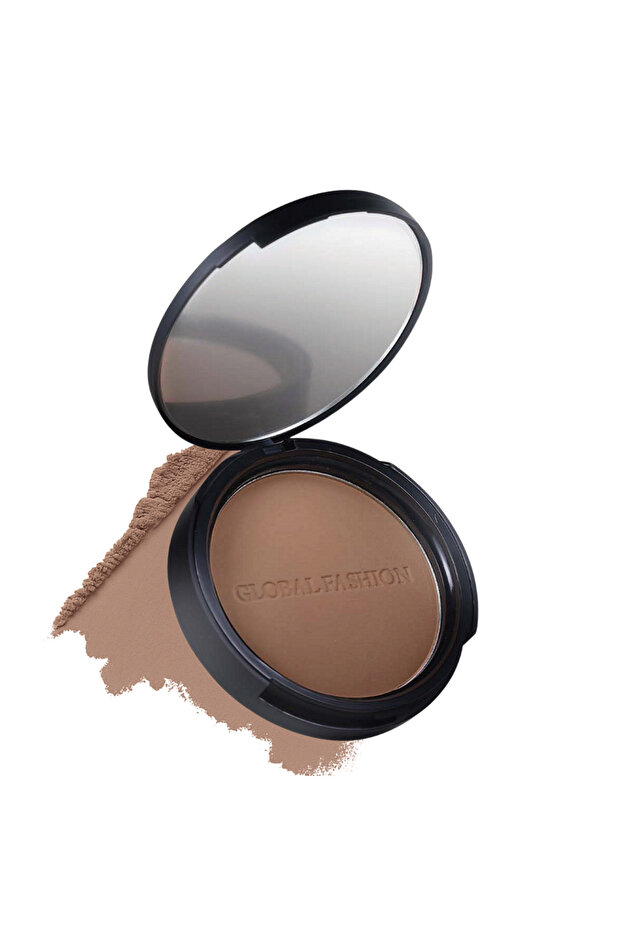 Waterproof Makeup Setting Powder – 8 Shades, 24H Oil-Control Matte Finish Compact with Mirror & Puff