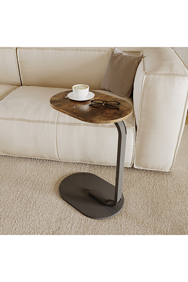 2pcs 45*30*60cm C-Shaped Coffee Table Sofa Side Table End Table Small Coffee Table Couch Table - 6