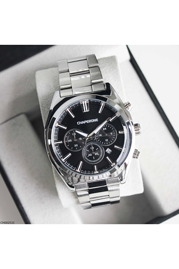 Ch002533 Men's Steel Band Wristwatch