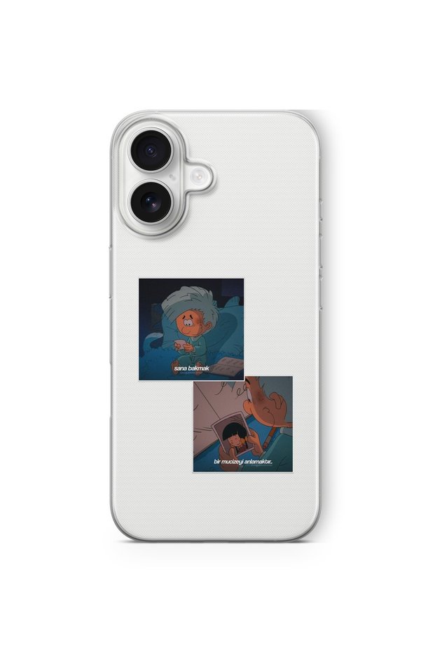 حافظة شفافة مطبوعة بتصميم سيدريك متوافقة مع هاتف iPhone 17