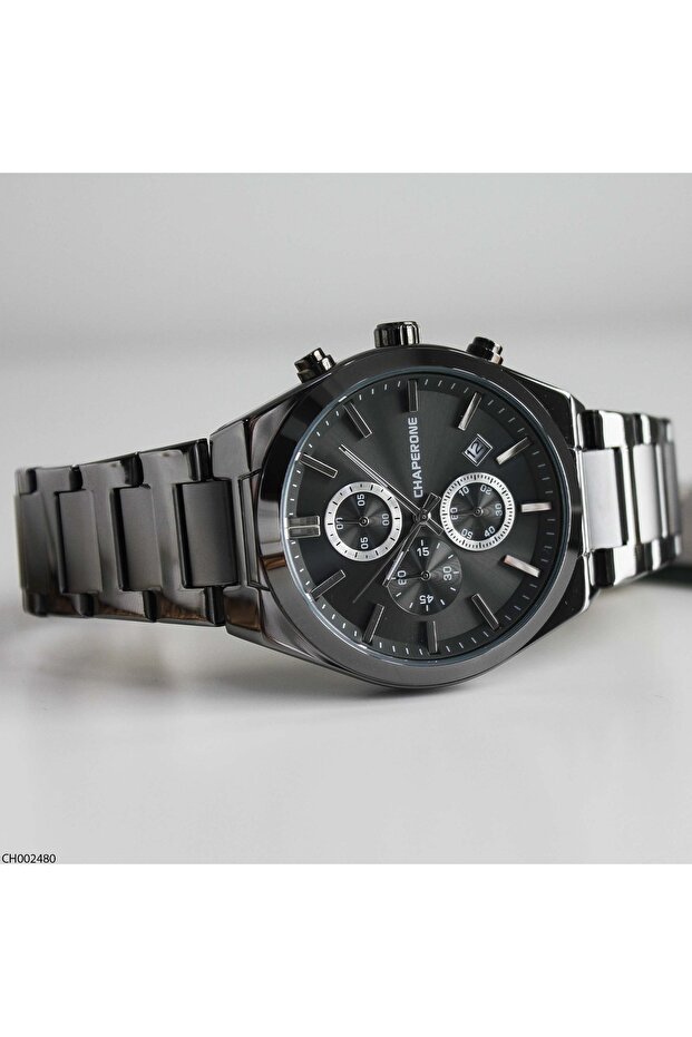 Ch002480 Men's Steel Band Wrist Watch