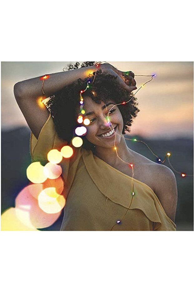 LED String 50x Multicolor 5M | USB Power + Remote Control 8 Modes - 5