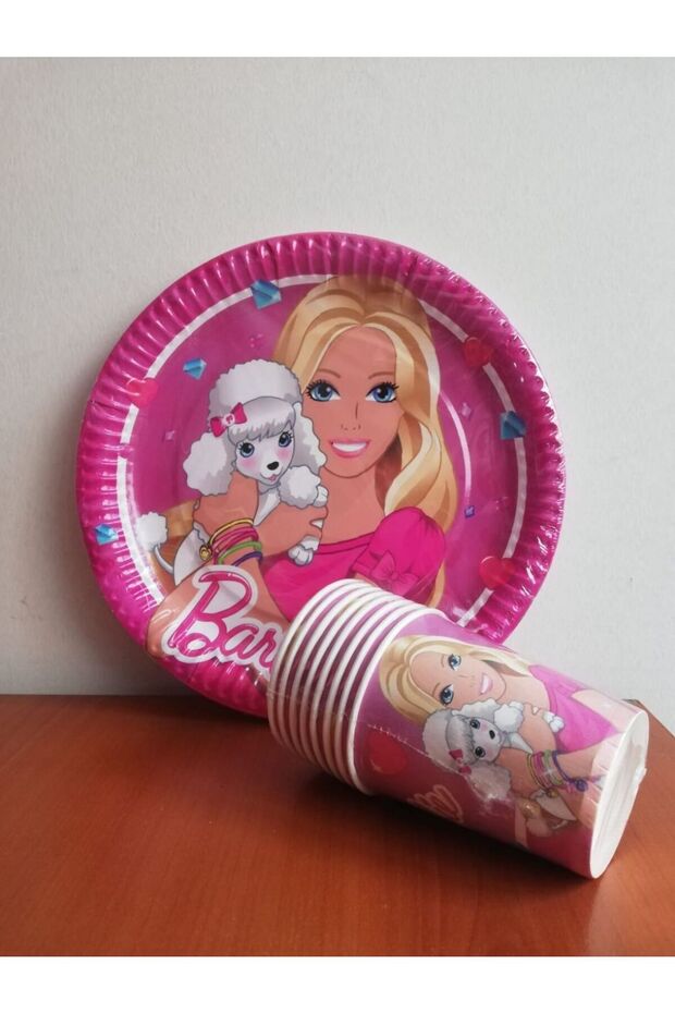 Temalı Tabak Bardak 8'li set - 2