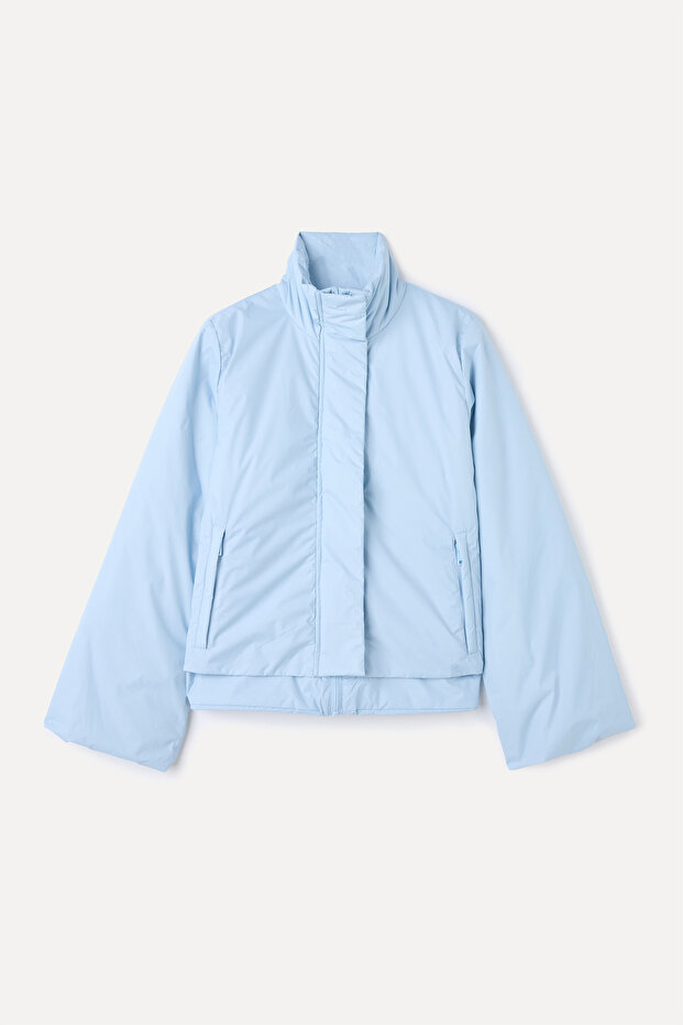 DİK YAKA PUFFER MONT - 1