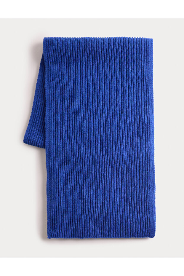 Ribana Desenli Örgü Atkı - 1