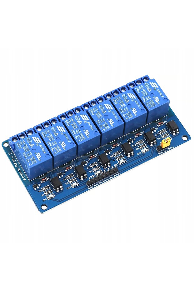 6 Channel 12V Relay Module | Optical Isolation, 10A, Arduino Compatible - 4