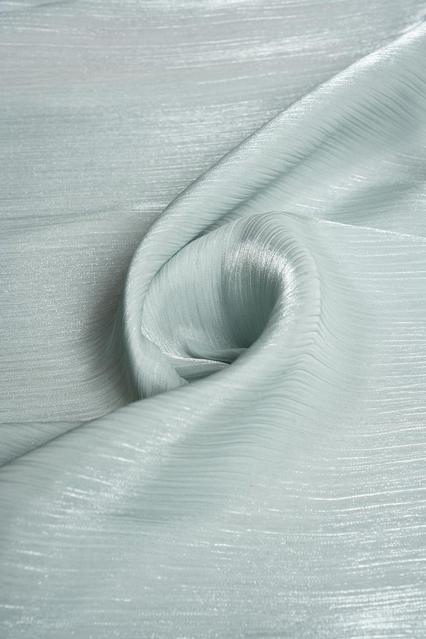 Deren Mint Green Color Evening Dress Tulle Woven Fabric