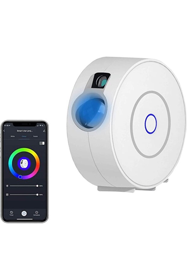 Smart LED Star Projector Lamp, WiFi App Controlled, Works with Alexa and Google Home - 1