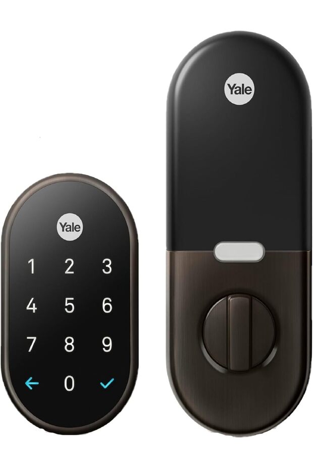 Google x Yale Lock - Tamper-Proof Smart Lock for Keyless Entry - Keypad Deadbolt Lock for Front - 2
