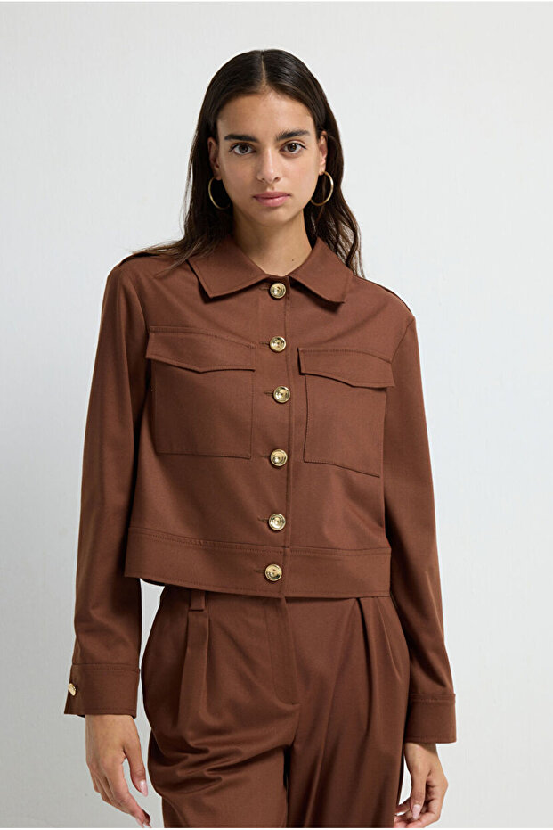 Cepli Kısa Ceket - 5