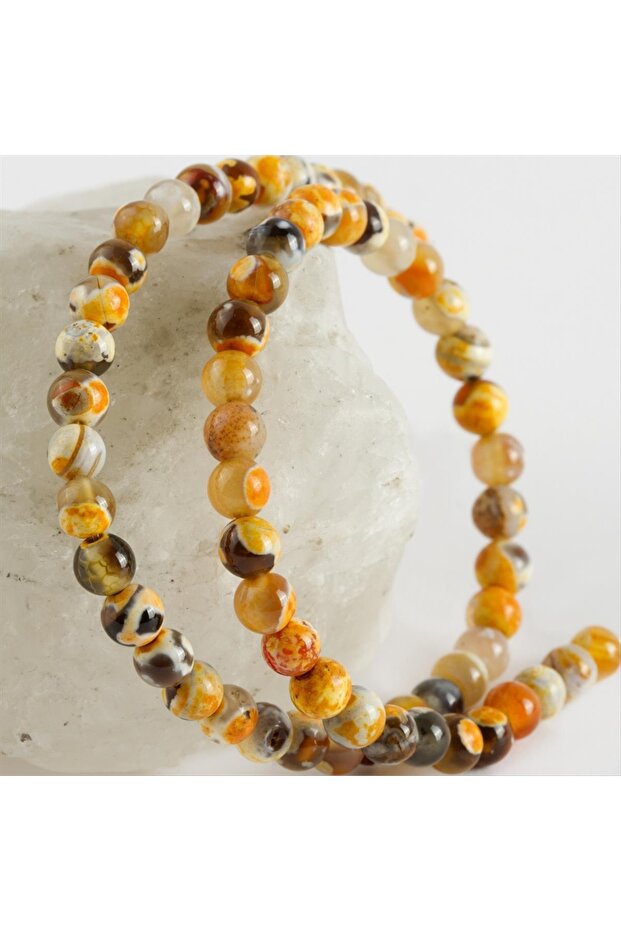 8 mm Bright Agate Stone