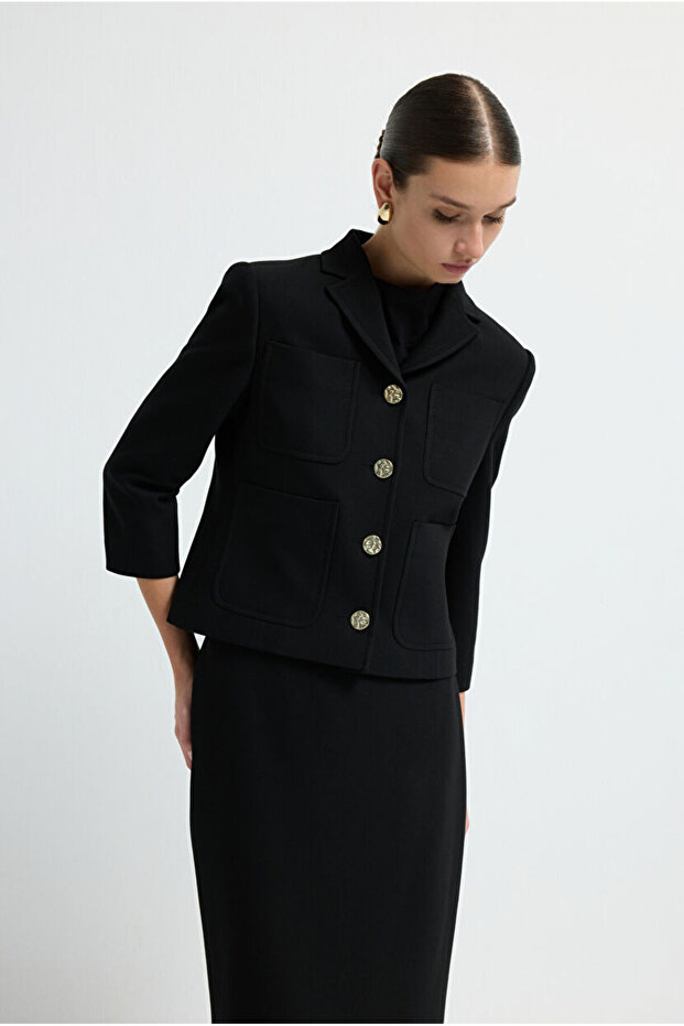 Cep Detaylı Ceket - 5